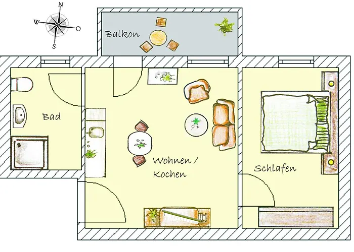 Brise Elbflorenz App 04 Ostseebad Heringsdorf